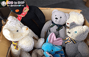 届いたぬいぐるみ３