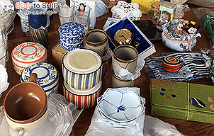 届いたお皿やお椀などの食器類 ４