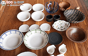 届いたお皿やお椀などの食器類 ５