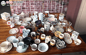 届いたお皿やお椀などの食器類 ６