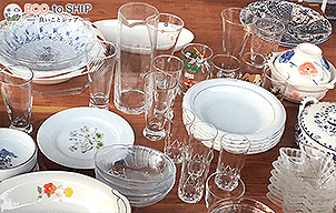 届いたお皿やお椀などの食器類 １０