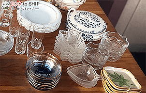 届いたお皿やお椀などの食器類 １１