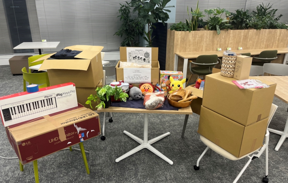 プルデンシャル生命保険様よりぬいぐるみや雑貨をご寄付いただきました♪